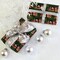 SaringSwoon Vintage Train Christmas Wrapping Paper for Baby Boys Girls Kids - Green Xmas Wrapping Paper with Red Trains, Santa, Polar Bears, Penguins for Holiday - 40×28 Inches, 4 Folded Sheets